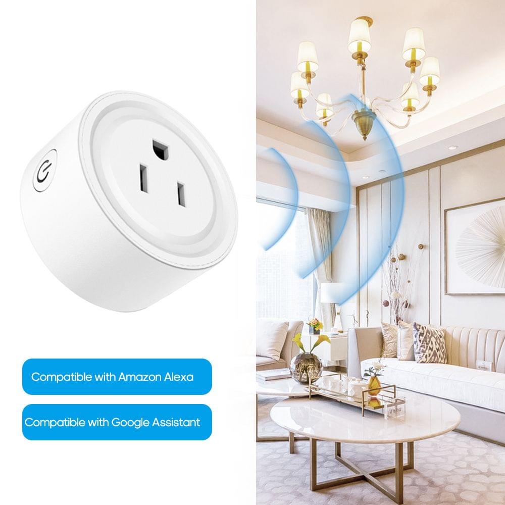 Mini Intelligent Socket Plug WIFI Remote Control Timing - 1Pcs