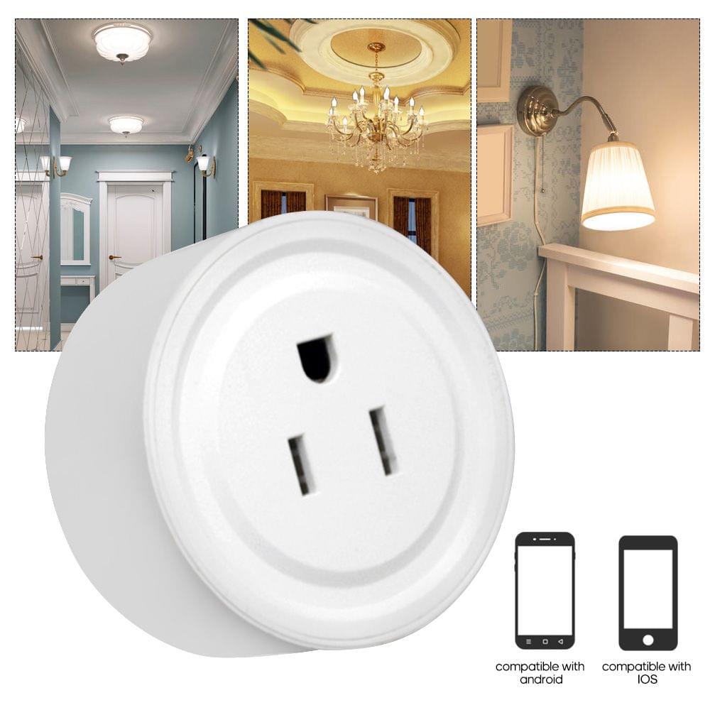 Mini Intelligent Socket Plug WIFI Remote Control Timing - 1Pcs