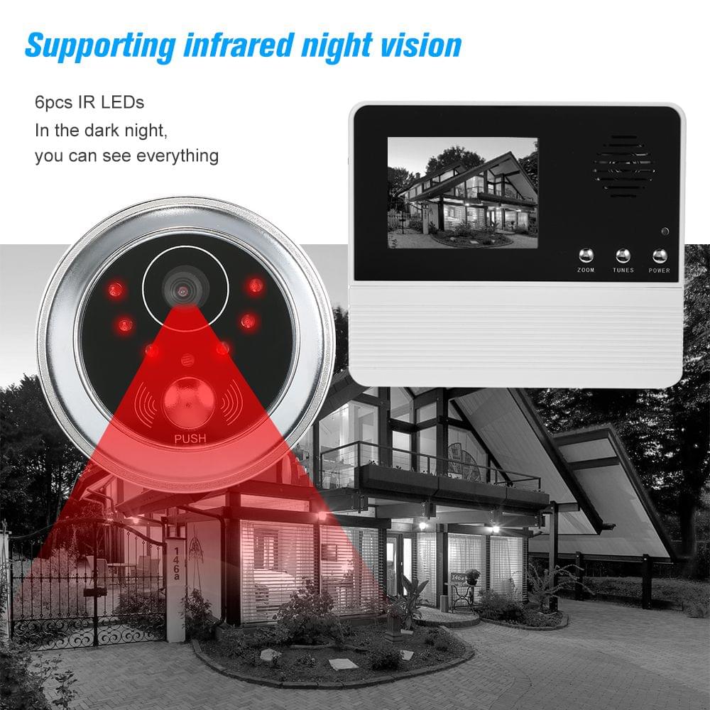 2.8" TFT LCD Screen Digital Eye Viewer Peephole Camera Door