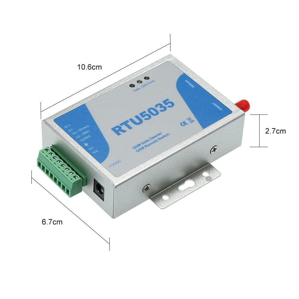 GSM/2G Door Gate Opener Remote On/Off Switch Free Call SMS