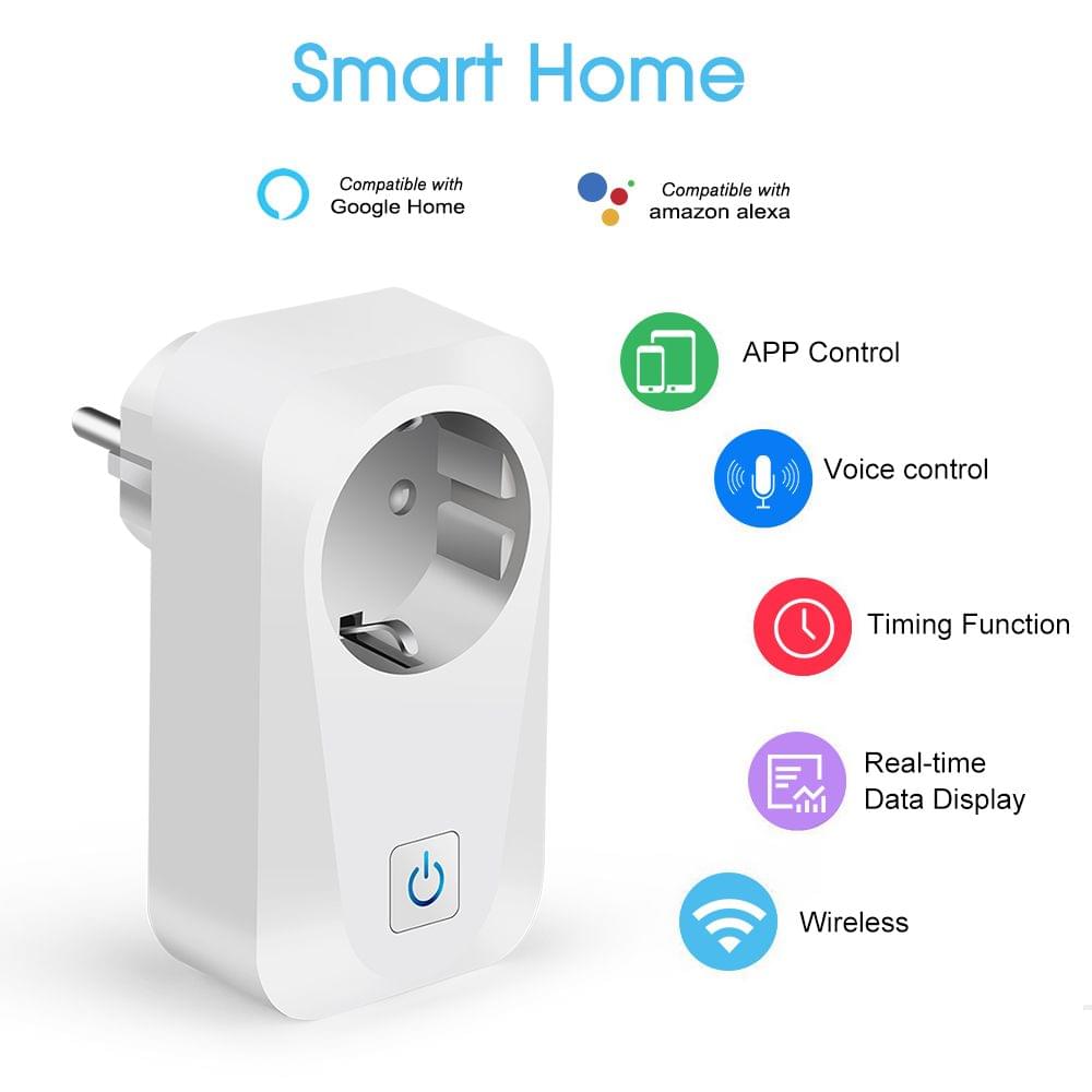 S02 Smart Wi-Fi Plug Socket Phone Remote Control Timer