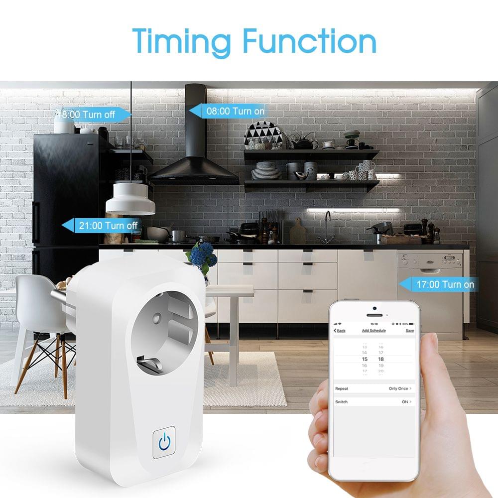 S02 Smart Wi-Fi Plug Socket Phone Remote Control Timer