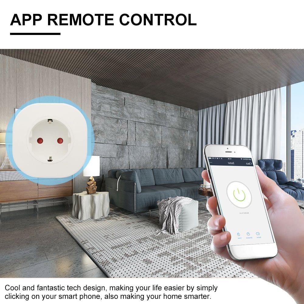 Smart Power Plug Smart Home Socket Voice Control Compatible - 10A