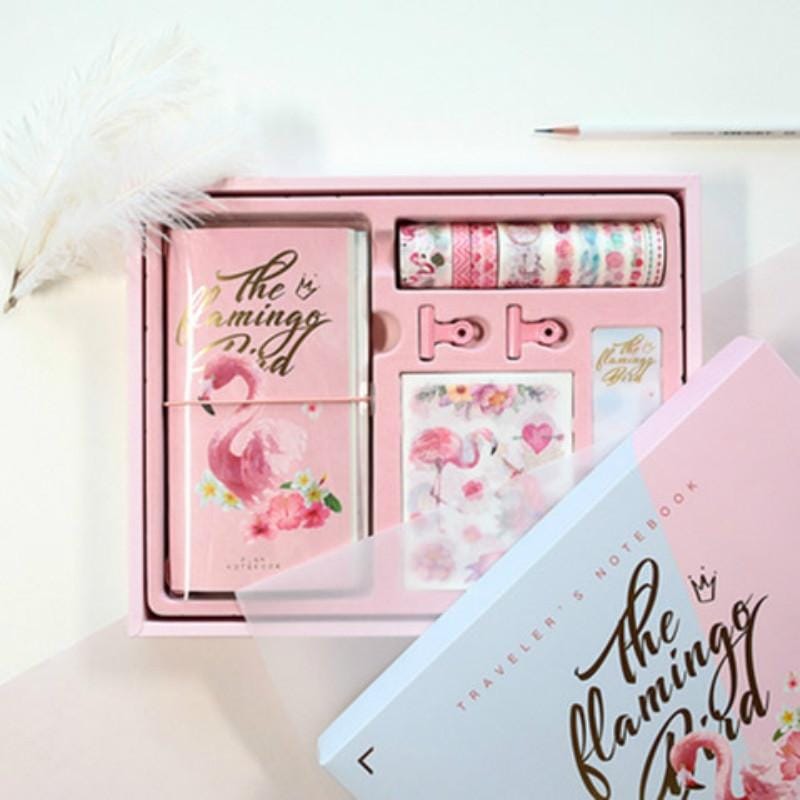 Girly Heart Cute Hand Book Gift Box Small Fresh Notebook Set ( Fairy)