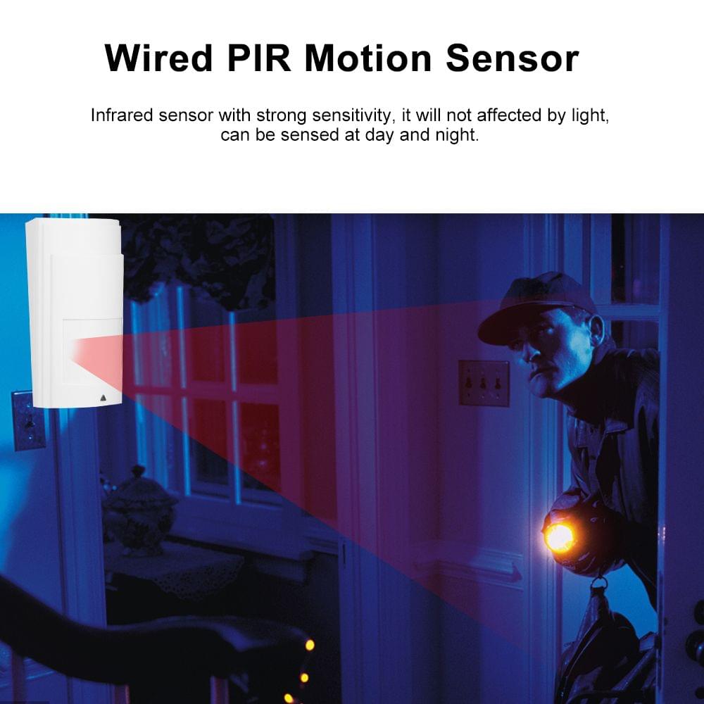 Wall Mounted Wired Infrared Motion and Microwave Detector