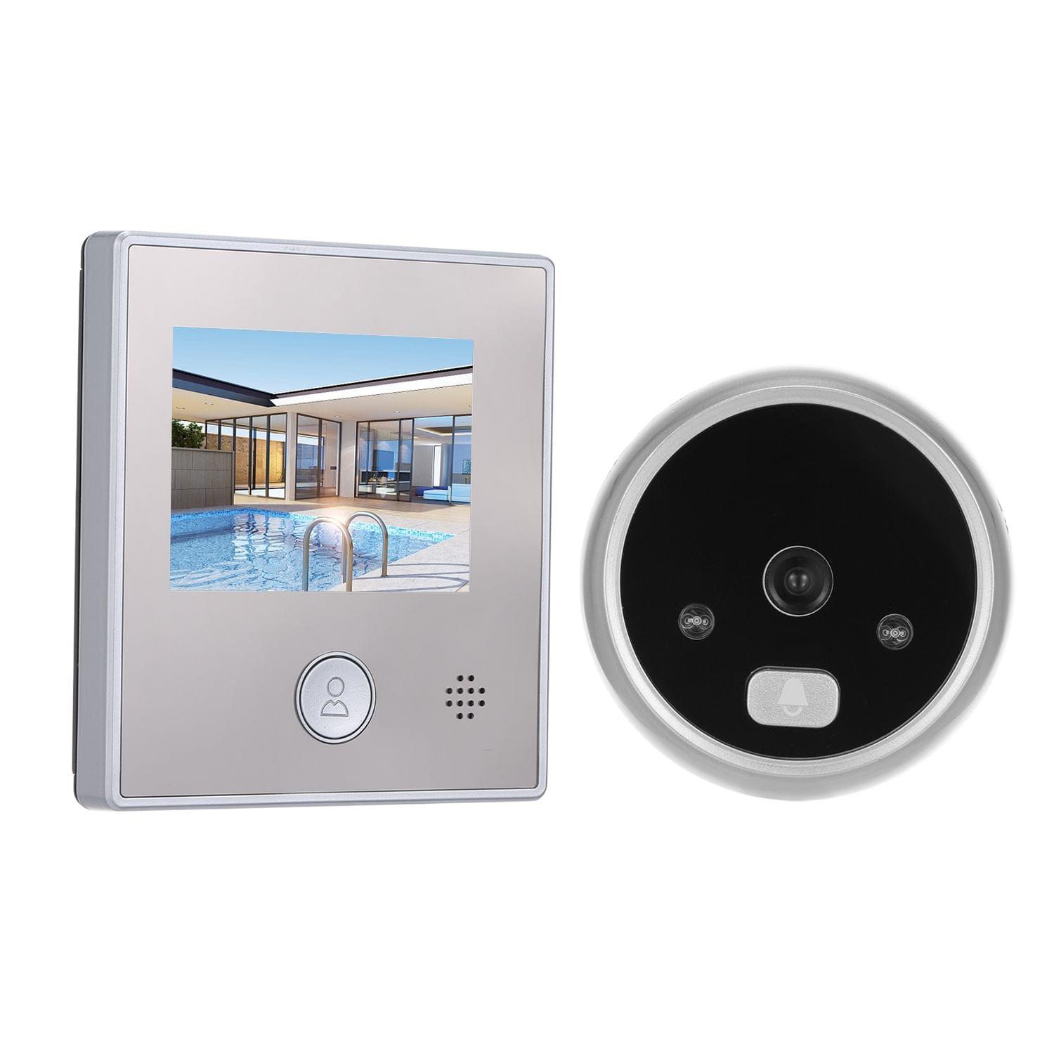1.3MP Peephole Door Camera 2.8 Inch Color LCD Screen Monitor
