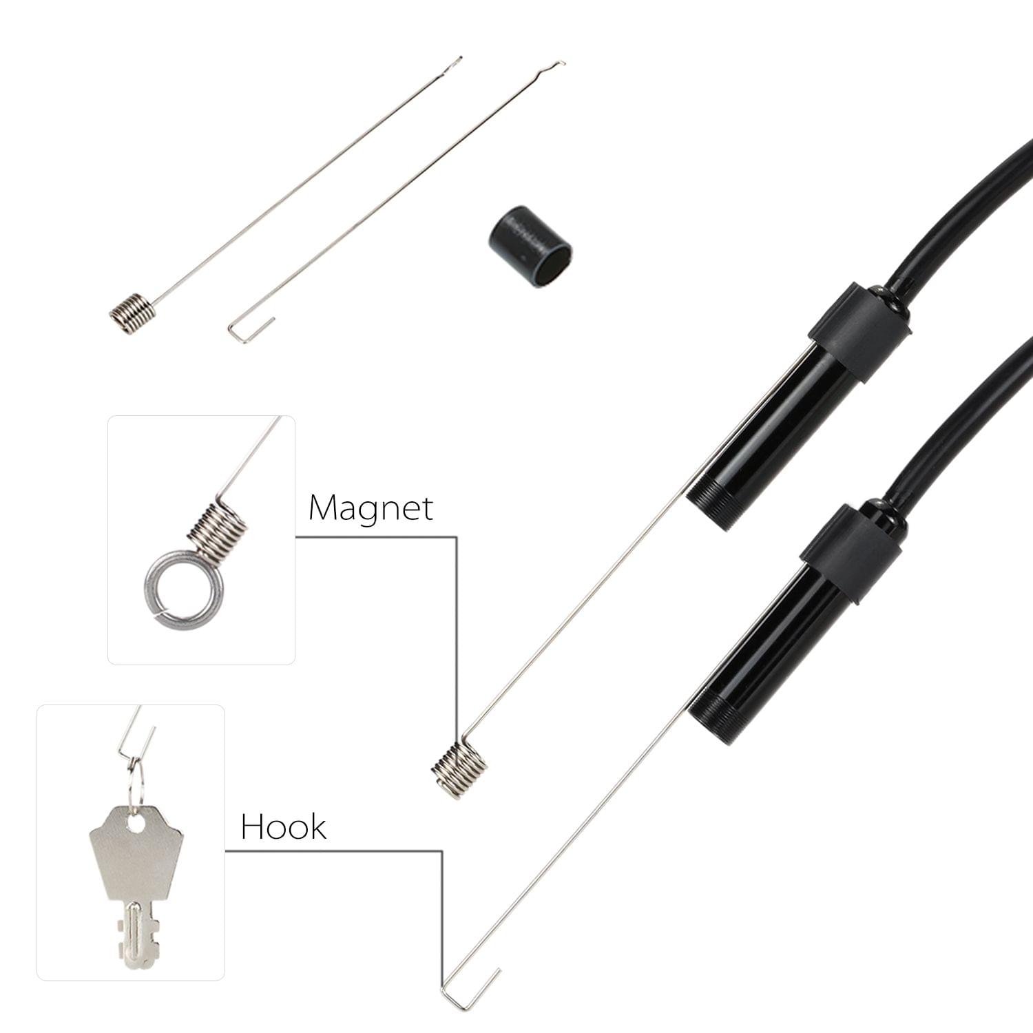 7MM Endoscope Camera 6 LED Lens Mini Camcorders IP67 - 0.5M