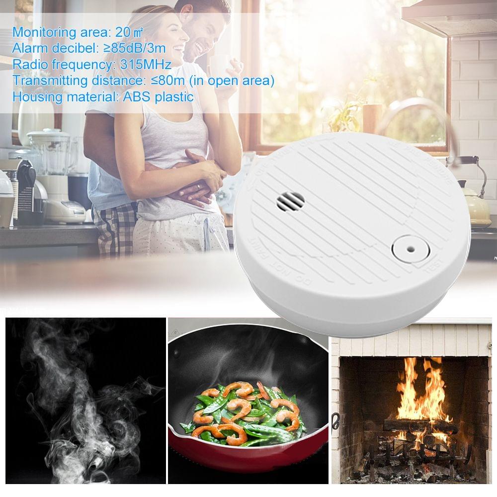 Chuango 315Mhz SMK-500 Wireless Alarm Security Smoke Fire