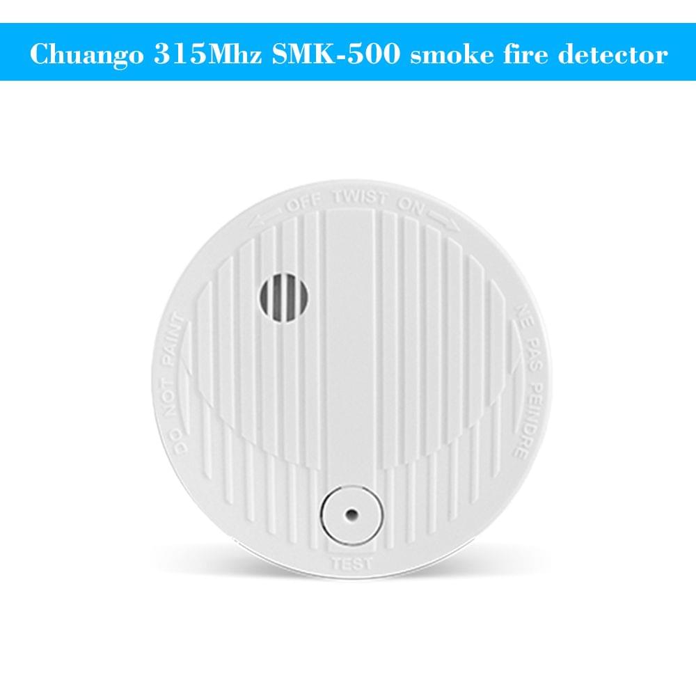 Chuango 315Mhz SMK-500 Wireless Alarm Security Smoke Fire