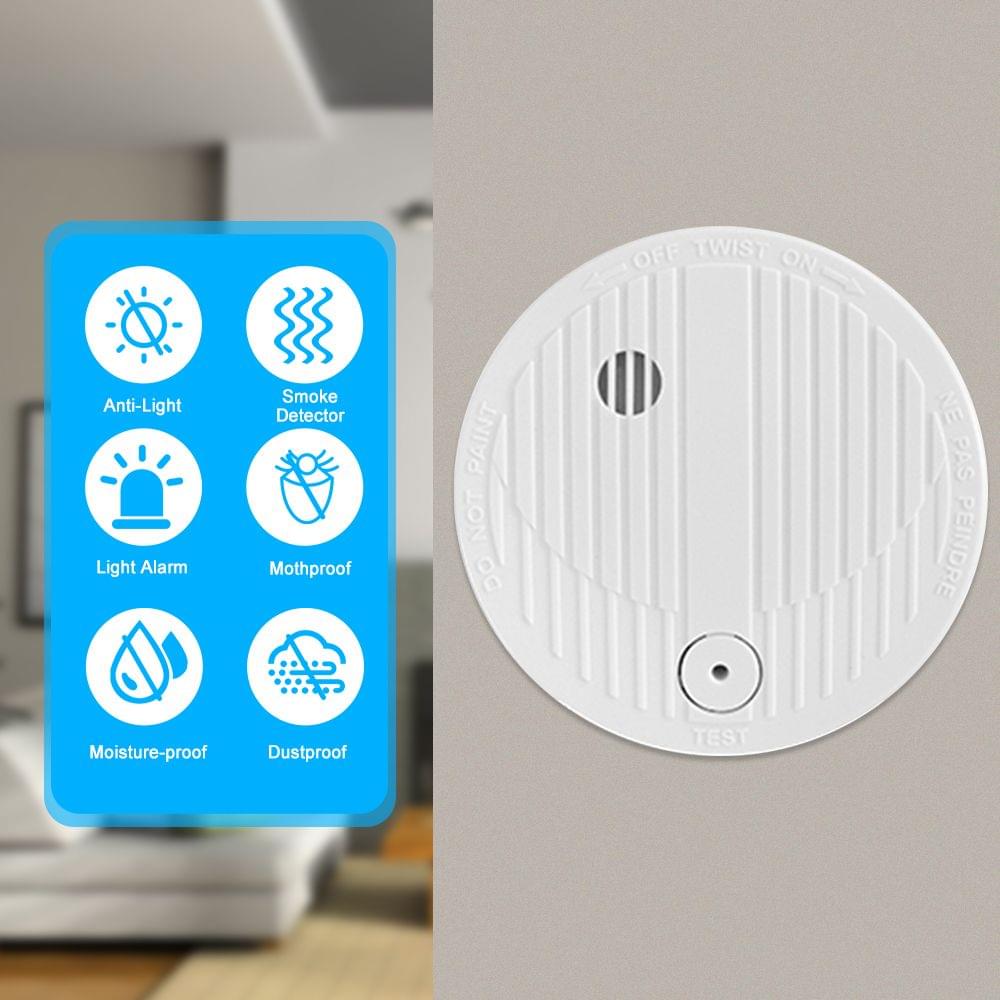 Chuango 315Mhz SMK-500 Wireless Alarm Security Smoke Fire