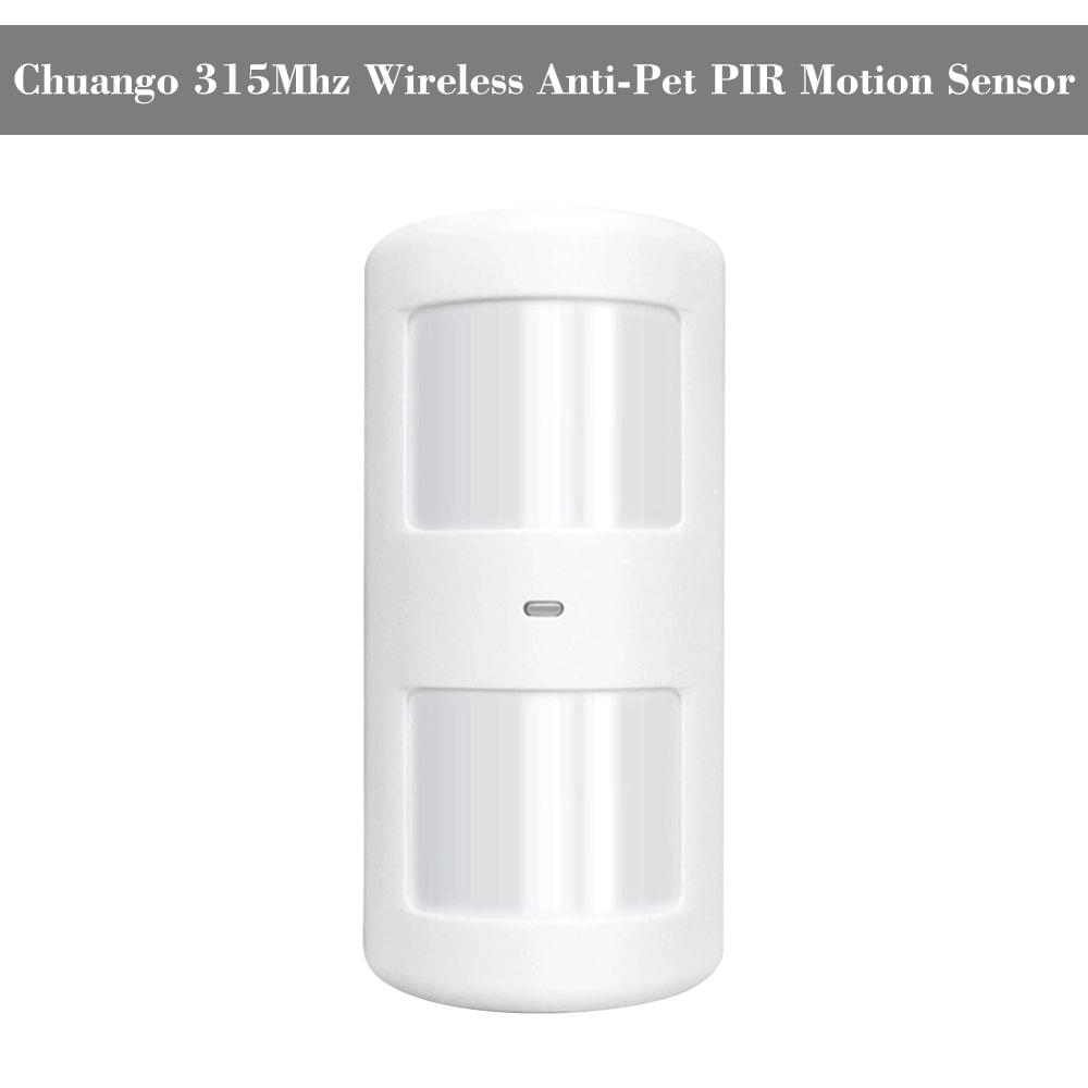 Chuango 315Mhz Wireless Anti-Pet PIR Motion Sensor Dual