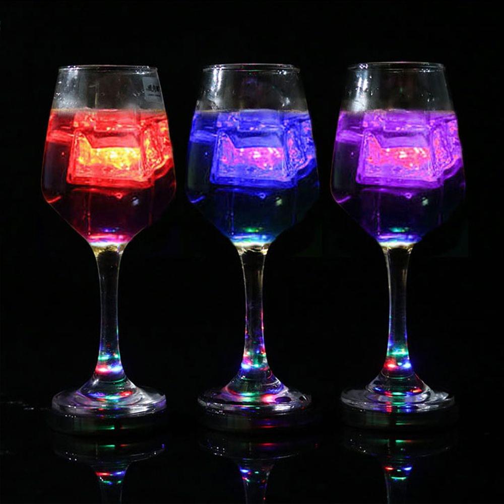 4PCS/Set Led Coaster Round Shape Luminous Coaster Cup Mat