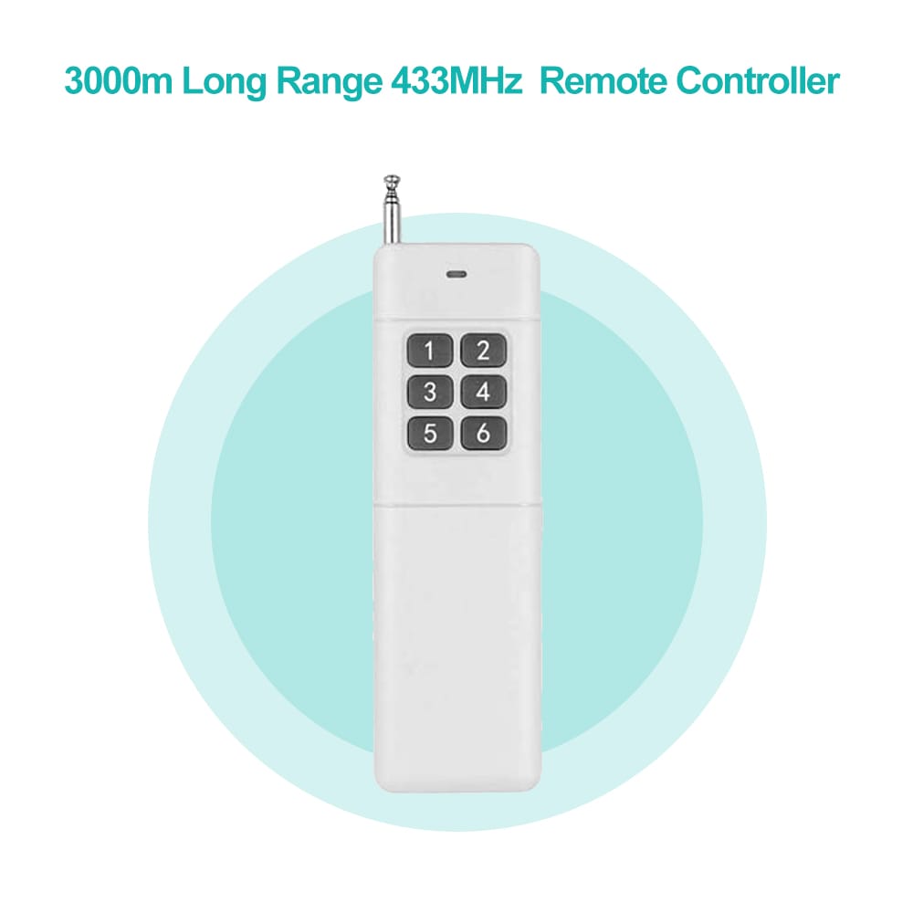 3000m Long Range Distance High Power 2CH Portable Remote