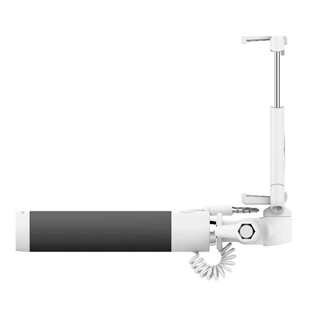 ROCK Mini Wire Controlled Monopod Folding Extendable Handheld Pocket Holder Selfie Stick, For iPhone, Samsung, HTC, LG, Sony, Huawei, Lenovo, Xiaomi and other Smartphones (Yellow)