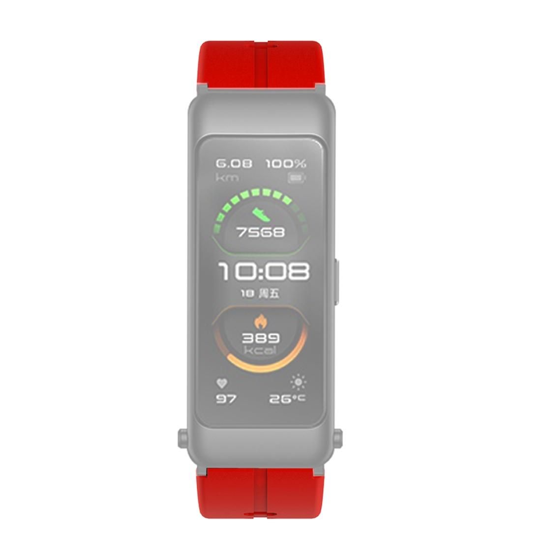 For Huawei TalkBand B6 Silicone Replacement Strap Watchband (Mint Green)