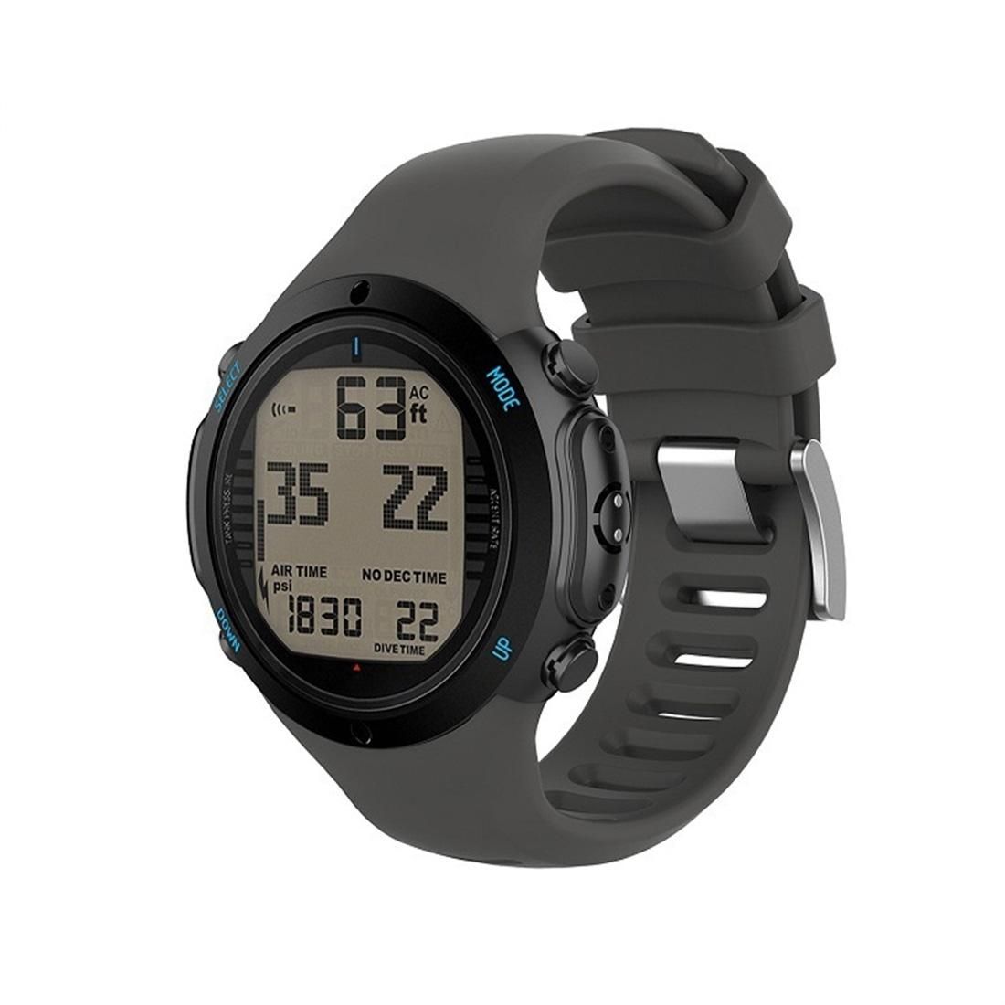 Smart Watch Silicone Wrist Strap Watchband for Suunto D6i (Grey)