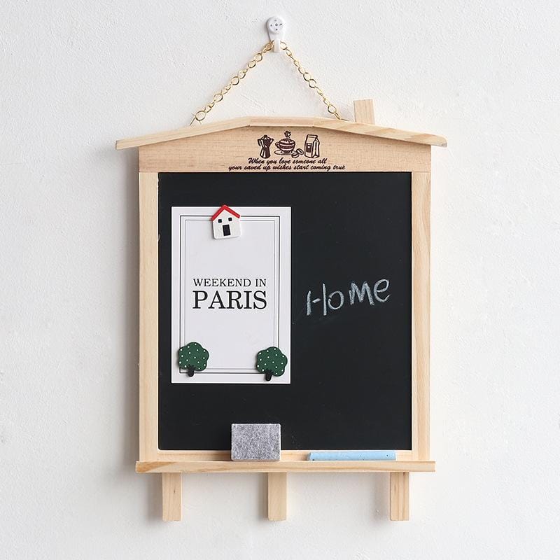 Wooden Magnetic Bracket Type Children Writing Small Blackboard Message Board