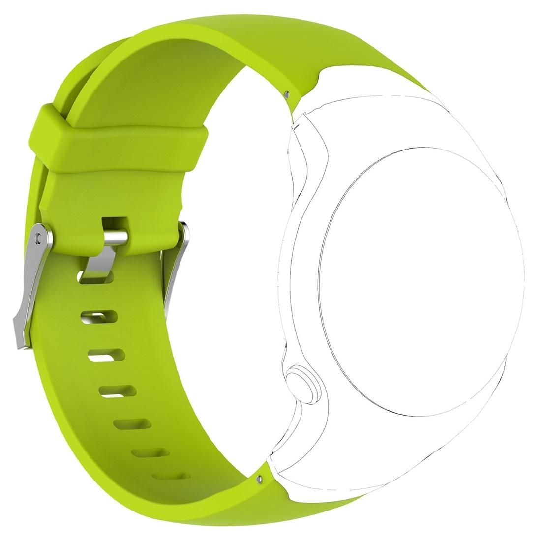 Smart Watch Silicone Wrist Strap Watchband for Garmin Approach S3 (Green)