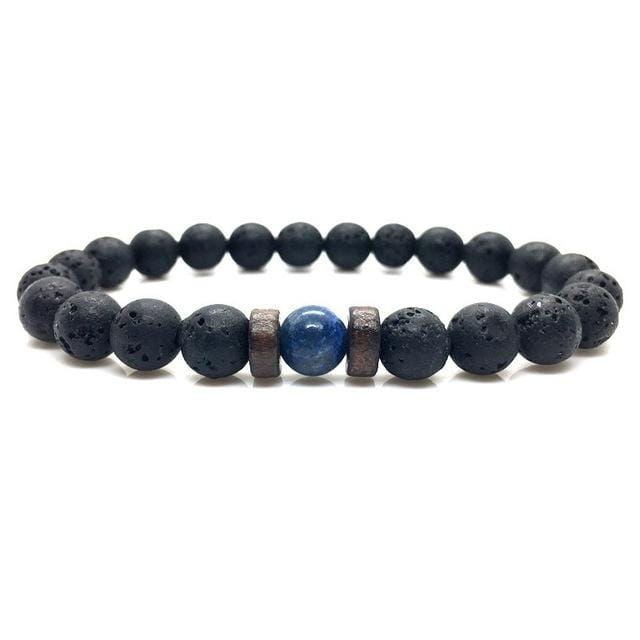 Men Bracelet Natural Moonstone Bead Tibetan Buddha Bracelet chakra Lava Stone Diffuser Bracelets Men Jewelry gift Drop Shipping (4)