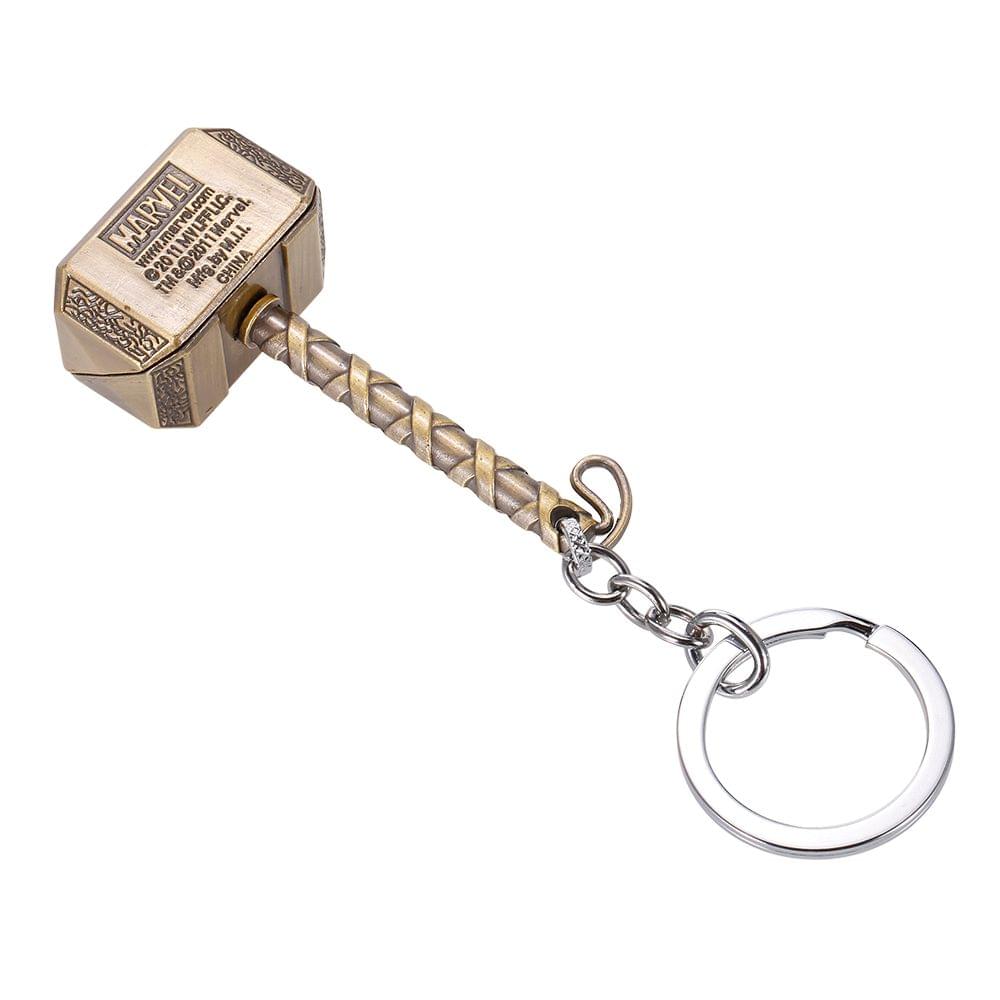 Marvel Comics The Avengers Key Ring Thor's Hammer Metal Key