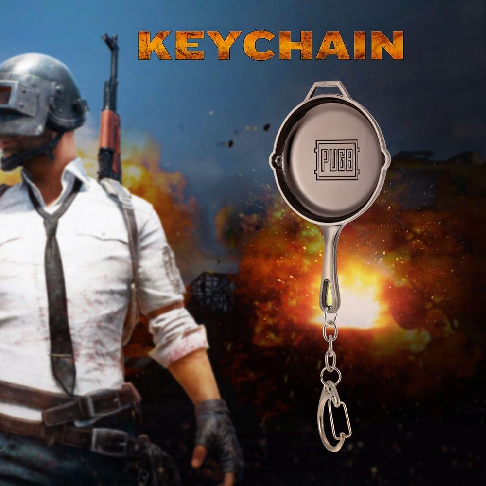 PUBG Game Playerunknown's Battlegrounds Pan Keychain Alloy - 2