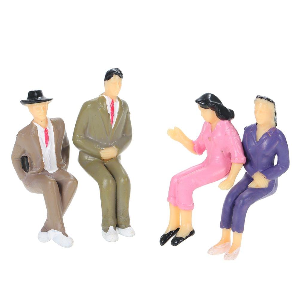 20 Pcs Scale 1:25 Building Layout Mix Painted Model People