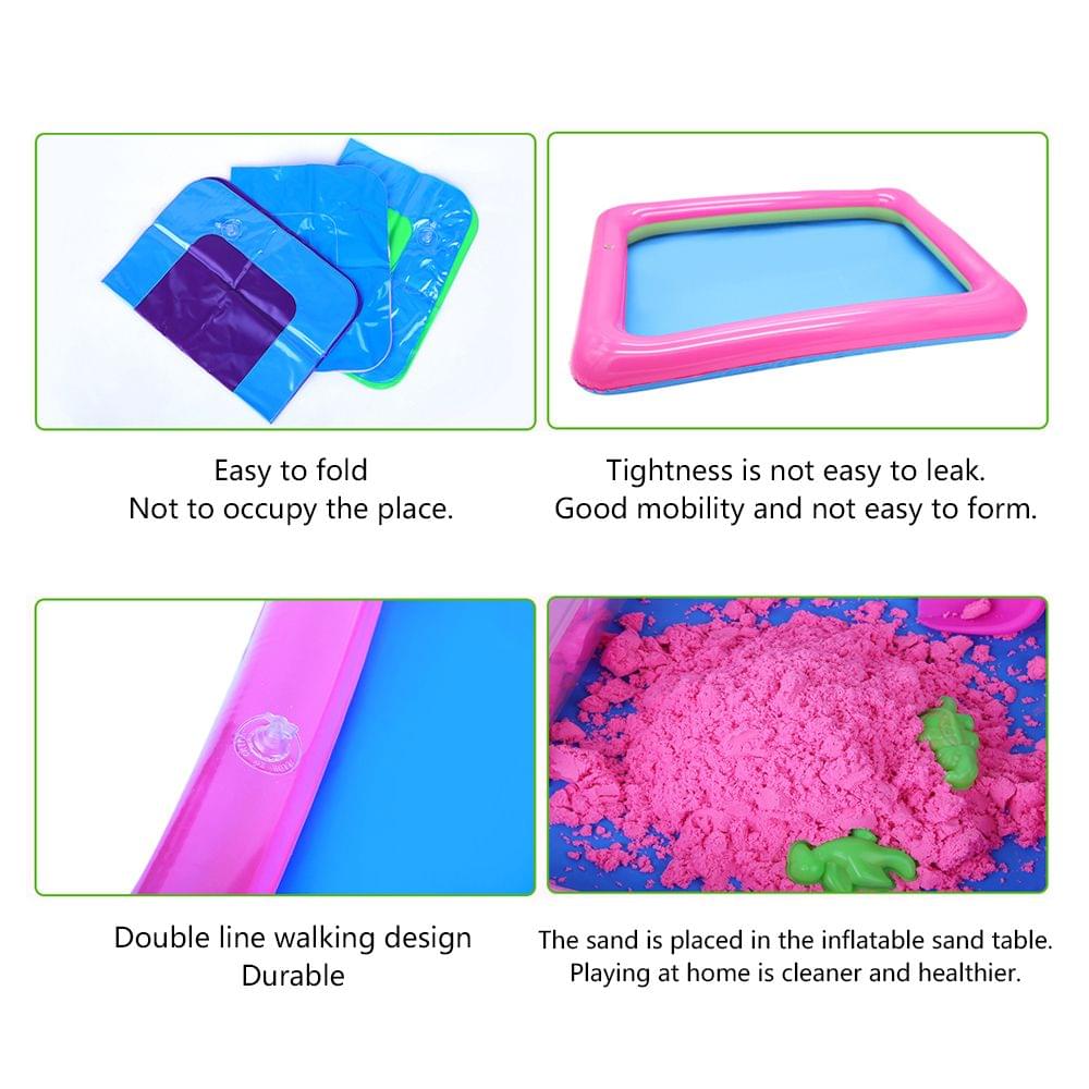 1Pcs Portable Inflatable Sandbox Plate for Kinetic Sensory - 1