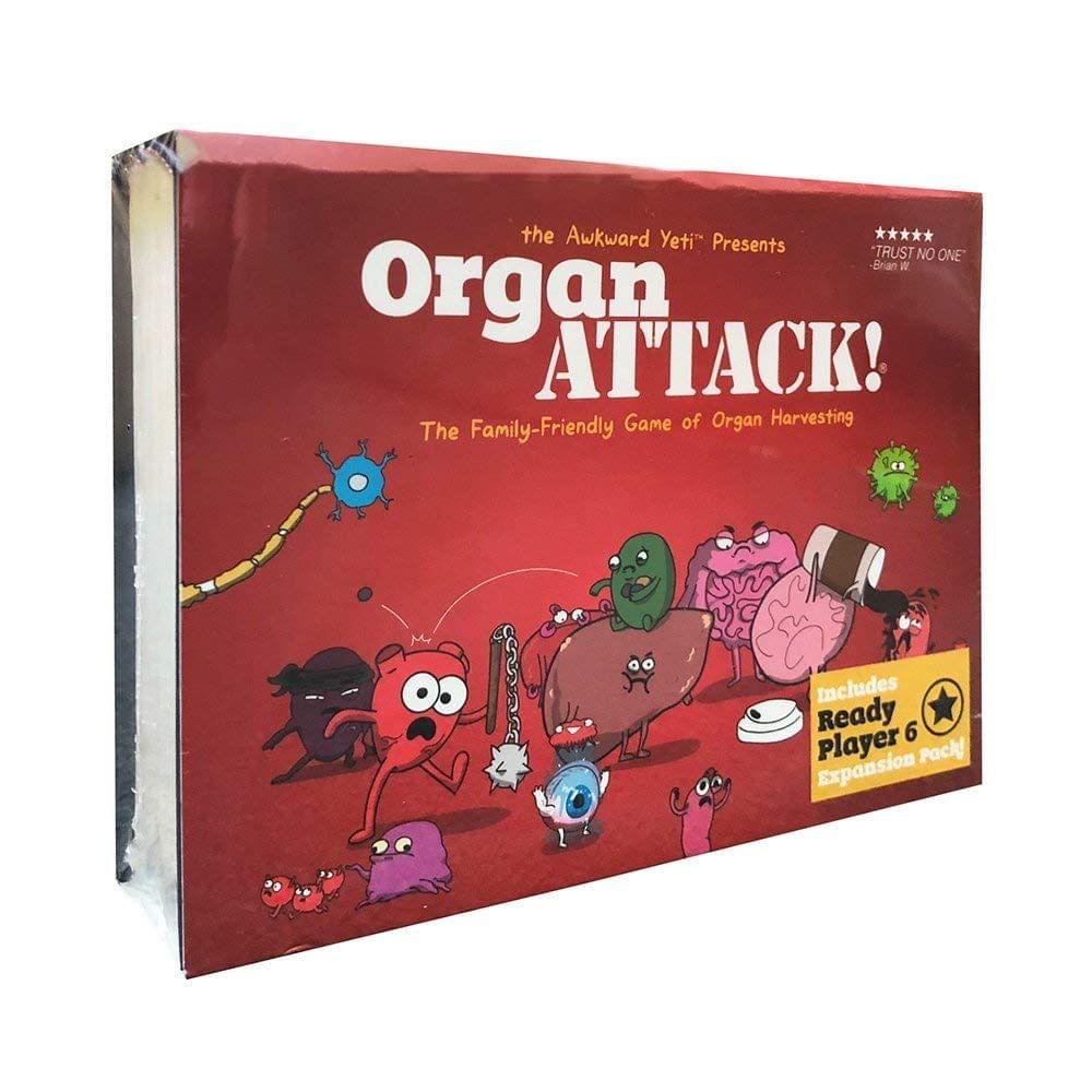 Organ Attack Table Games Playing Card Family Fun Toy Twisted