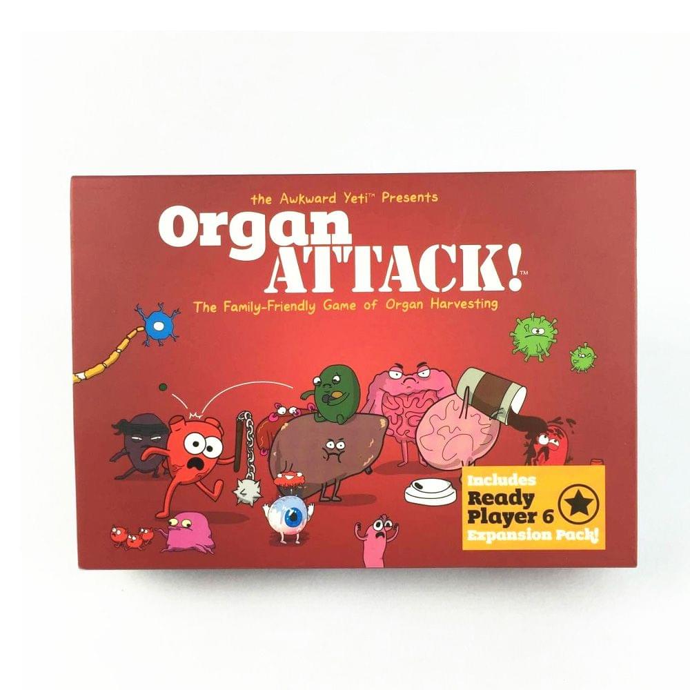 Organ Attack Table Games Playing Card Family Fun Toy Twisted