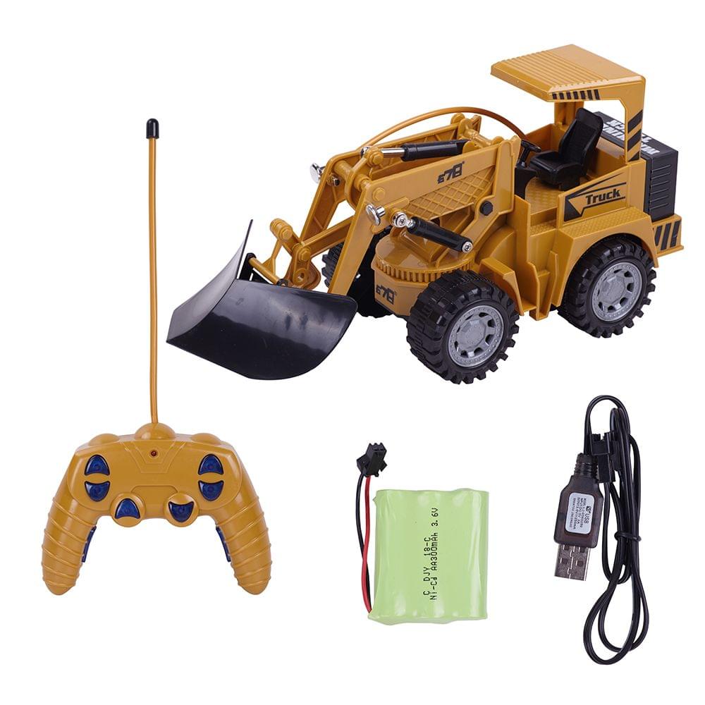 1:24 5CH Remote Control Electric Bulldozer Construction Car