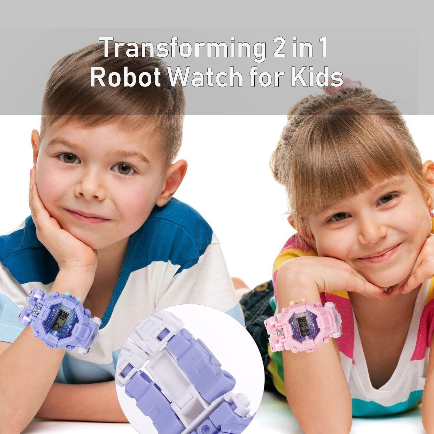 Transforming 2 in 1 Robot Watch Digital Electronic Watch