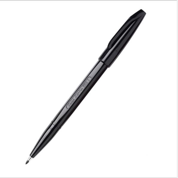 Sketch Hook Line Pen CD Disc Comics Hand-painted Signature Marker (Black)