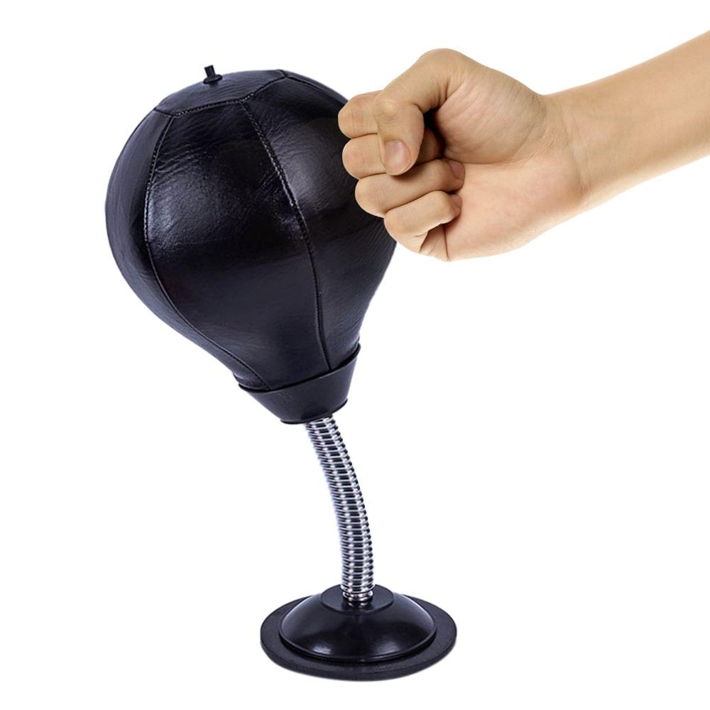 Desktop Punching Speed Ball Leather Stress Buster Heavy Duty