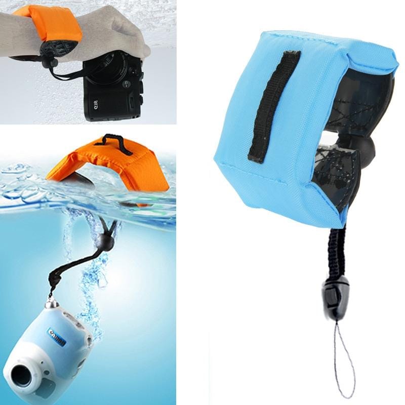 Submersible Floating Bobber Hand Wrist Strap for Gopro Hero GoPro  NEW HERO /HERO6   /5 /5 Session /4 Session /4 /3+ /3 /2 /1, Xiaoyi and Other Action Cameras (Blue)