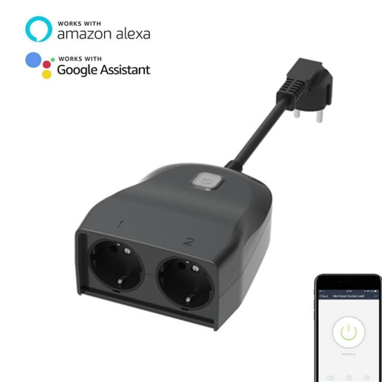 C119 Smart WIFI Outdoor Waterproof Socket, Support Alexa Voice Control, EU Plug
