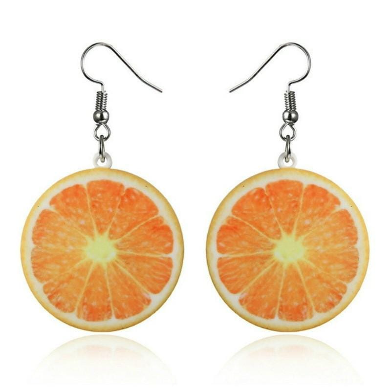 Summer Fashion Cute Acrylic Fruit Earrings Jewelry (ER17Y002M5)