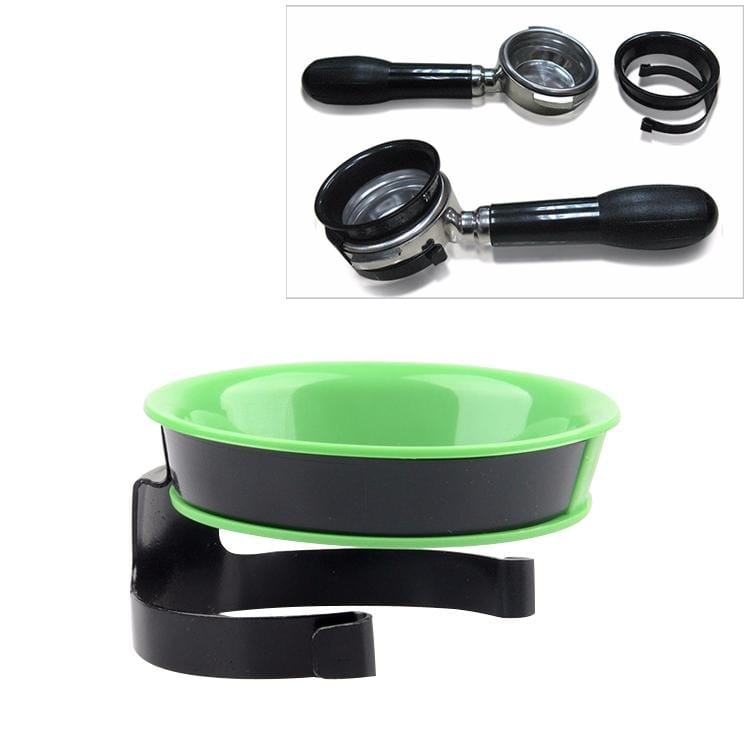 Semi-automatic Coffee Machine Handle Cloth Powder Grinder Machine Quantitative Ring Anti-fly Powder Ring (Green)