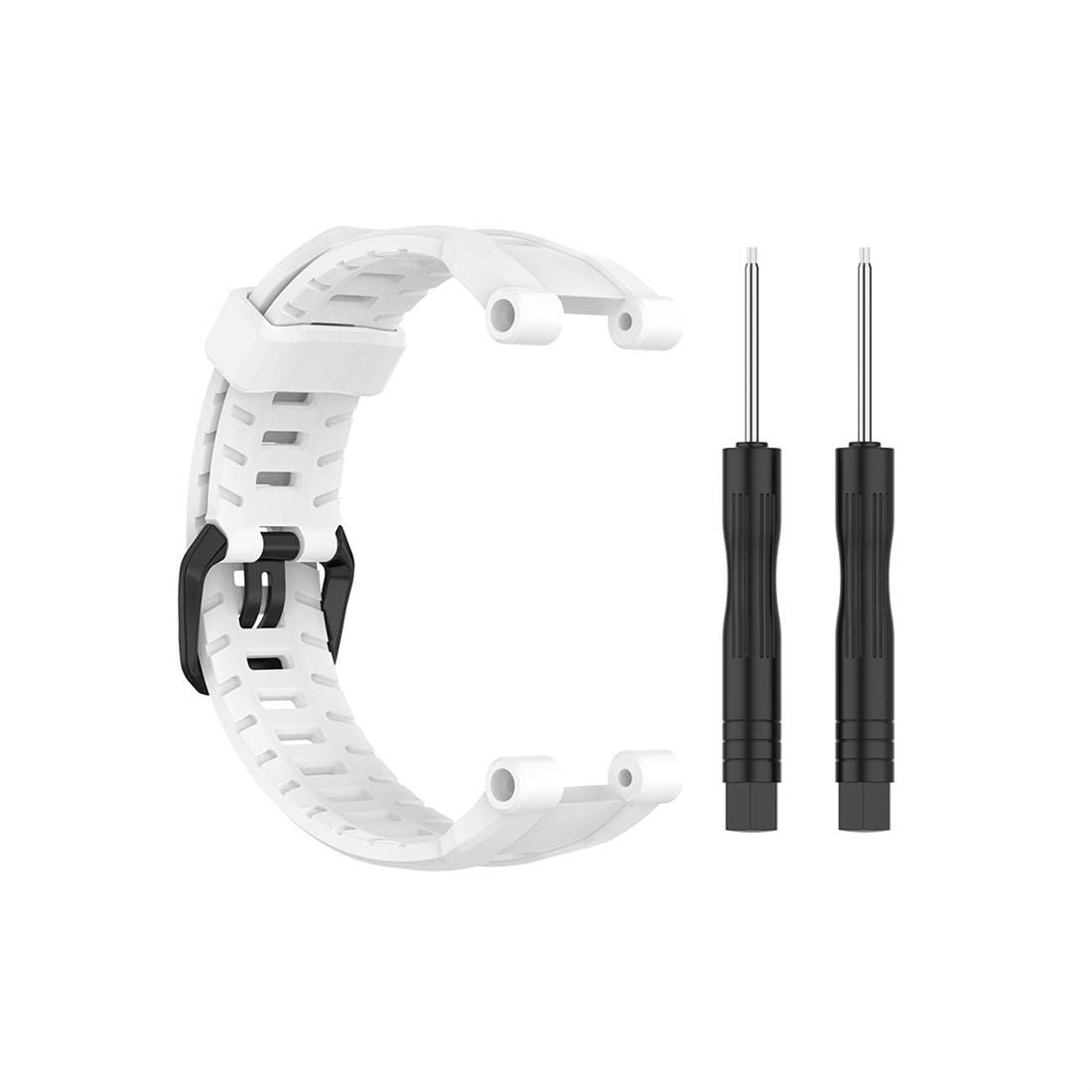 For Huami Amazfit Ares 1908 Silicone Replacement Strap Watchband (White)