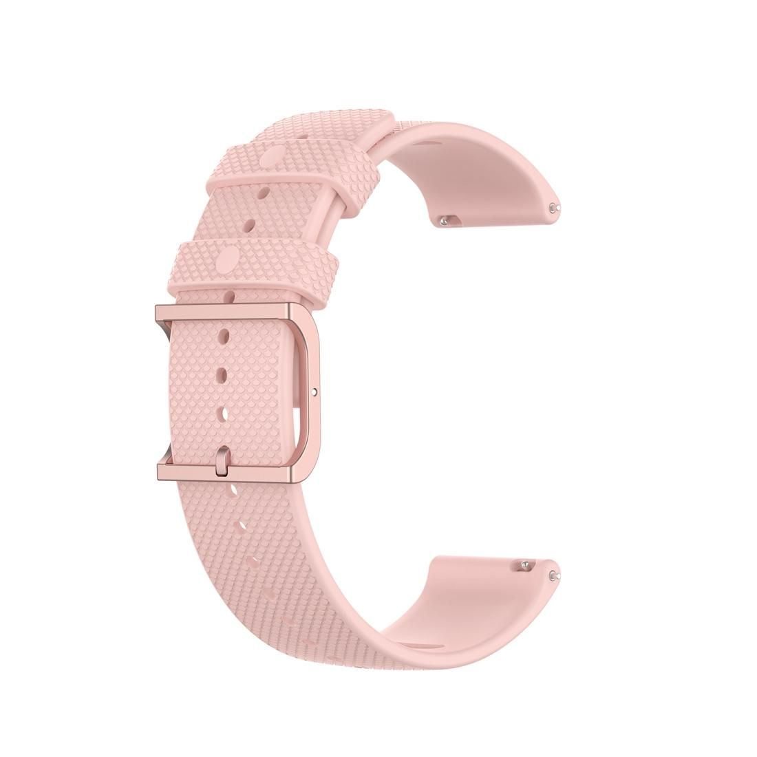 For Galaxy Watch Active 3 / Active 2 / Active / Galaxy Watch 3 41mm / Galaxy Watch 42mm 20mm Dot Texture Wrist Strap (Light Pink)