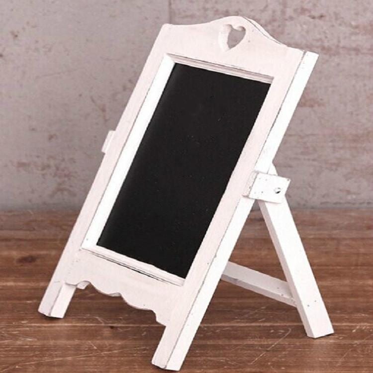 Multifunctional Wooden Desktop Memo Message Blackboard, Size:35�20�12cm (Blue)