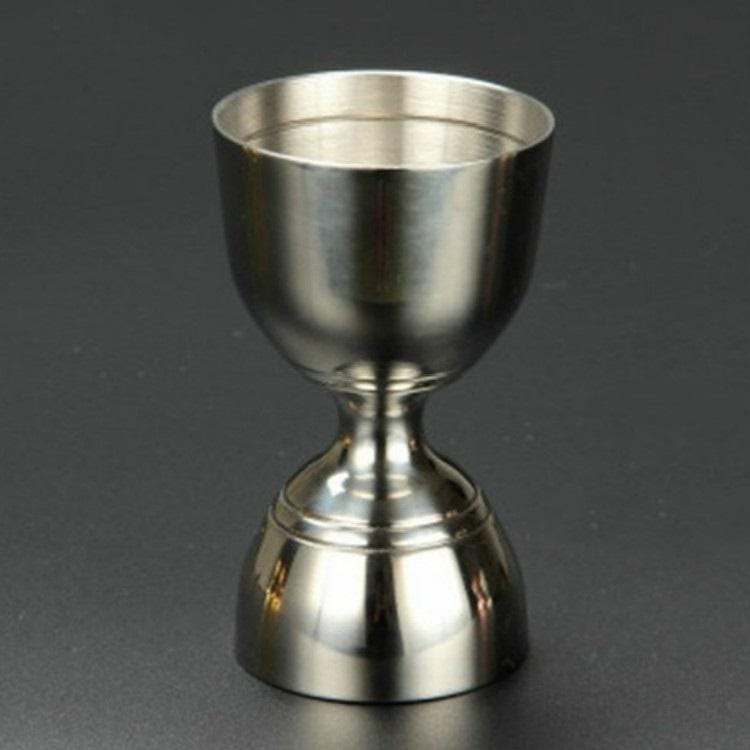 Stainless Steel Wine Measurer Ounce Cup Mixing Measuring Cup, Color:Mirror Light
