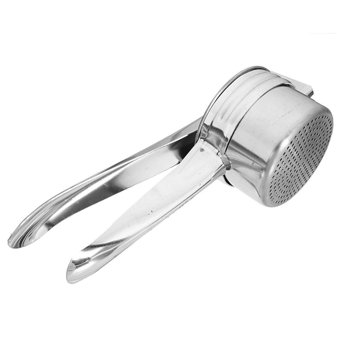 2 PCS Potato Fruit Vegetable Manual Press Juicer Stainless Steel Crusher Squeezer