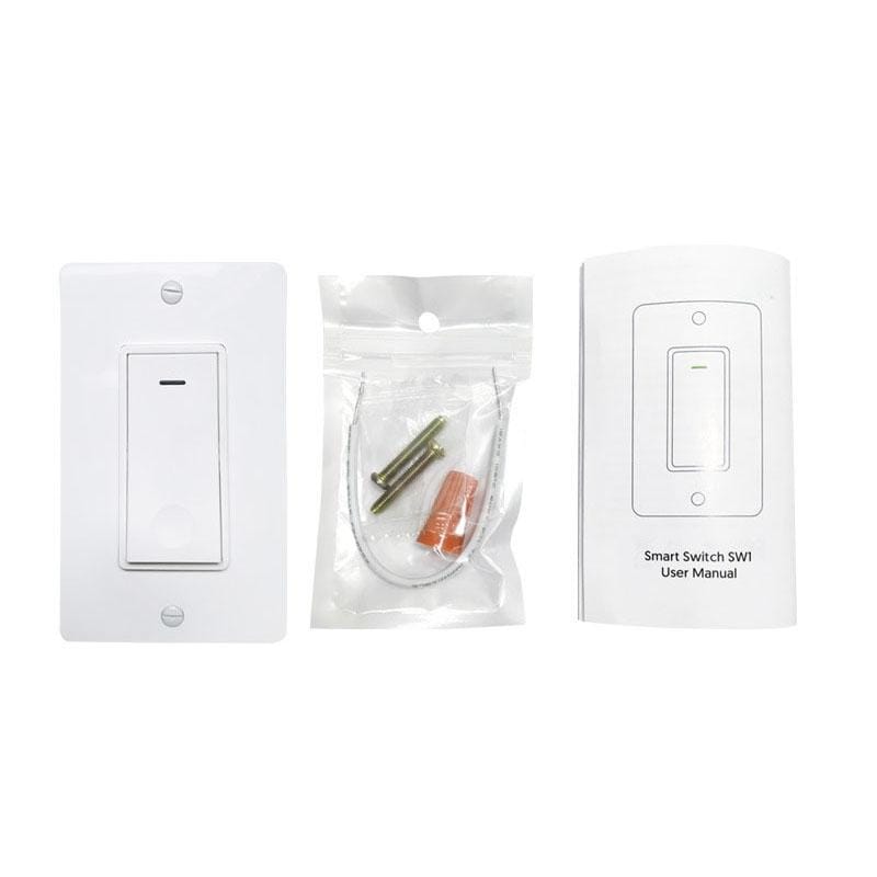 120 Type WiFi Smart Wall Touch Switch, US Plug (White)