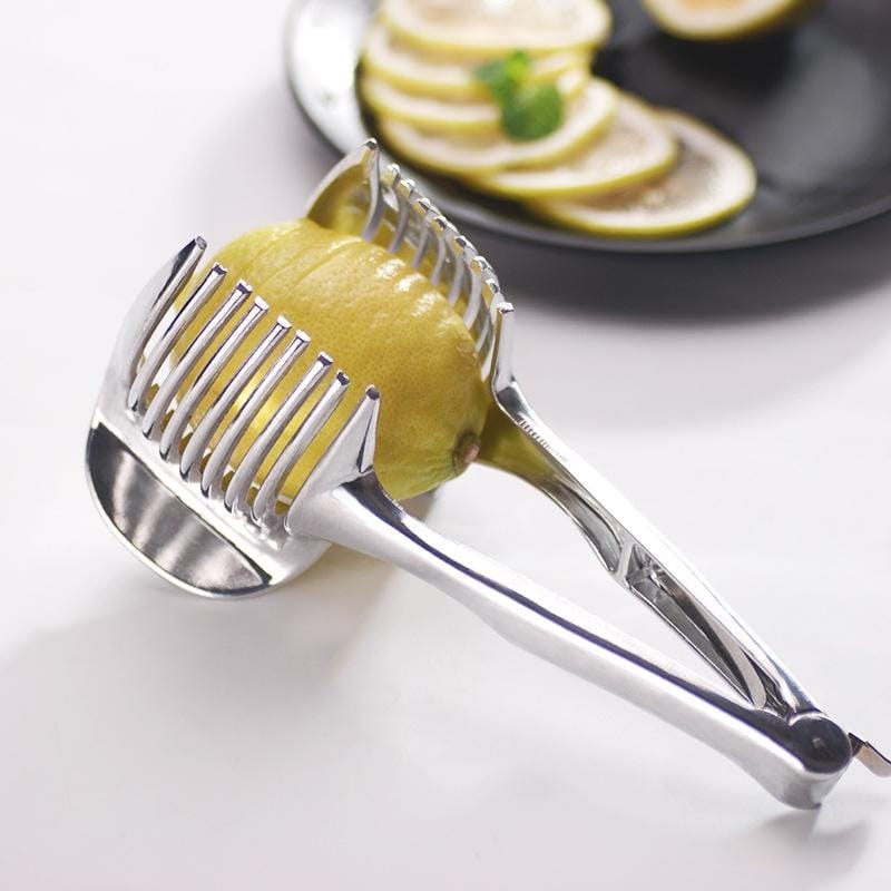 2 PCS Aluminum Alloy Lemon Tomato Slicer Egg Slicer Fruit Cutting Tool