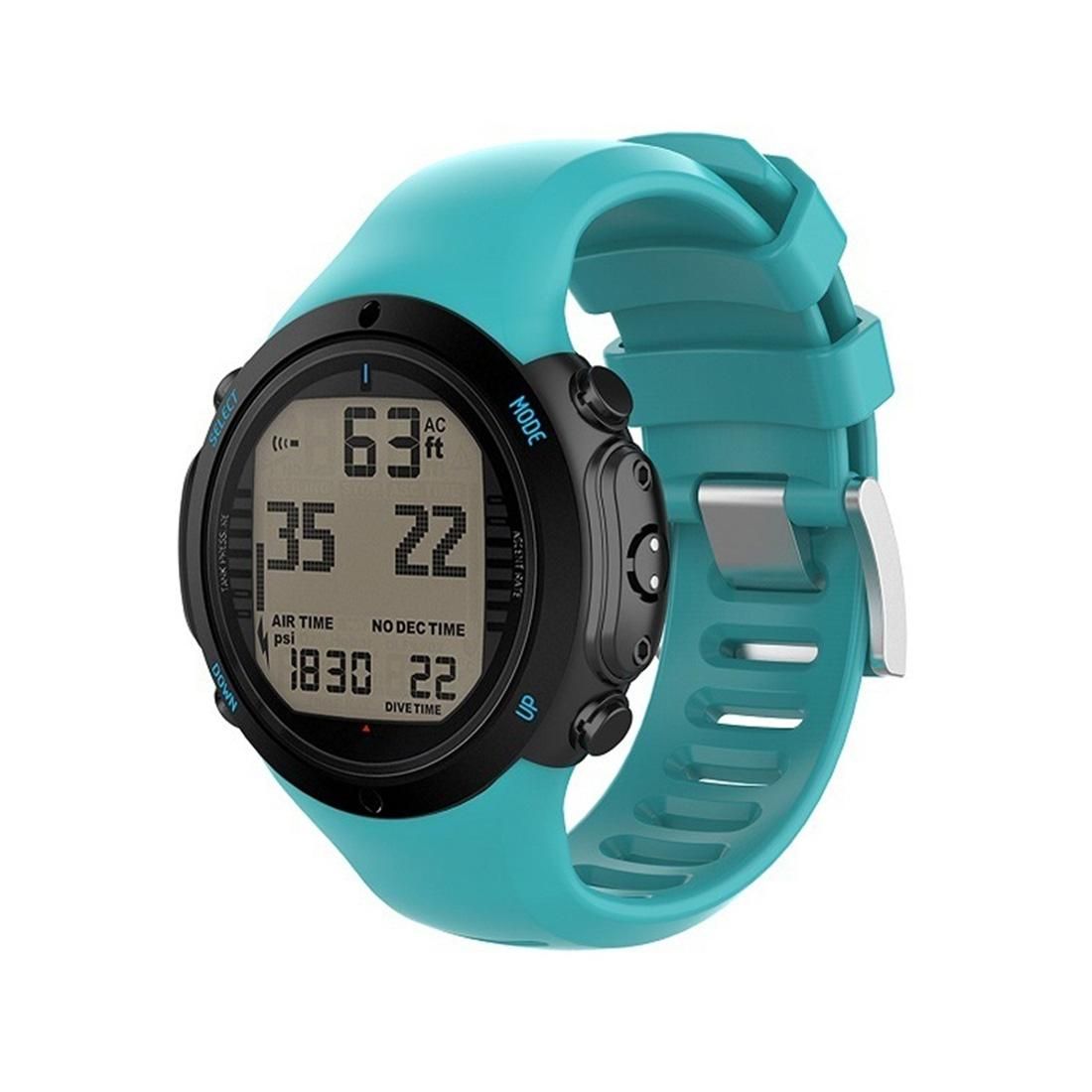 Smart Watch Silicone Wrist Strap Watchband for Suunto D6i (Sky Blue)