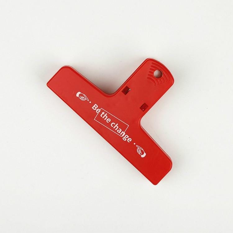 Hand Account Clip Retro Color Plastic Clip Paper Clip Red