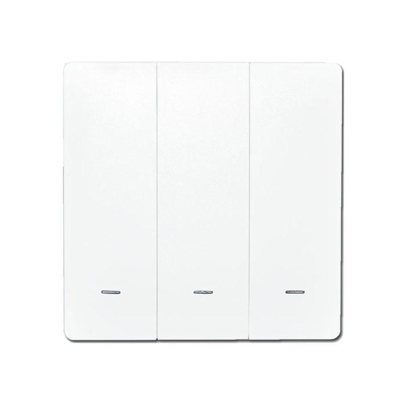 3 Buttons Intelligent Switch Smart Wall Switch (White)