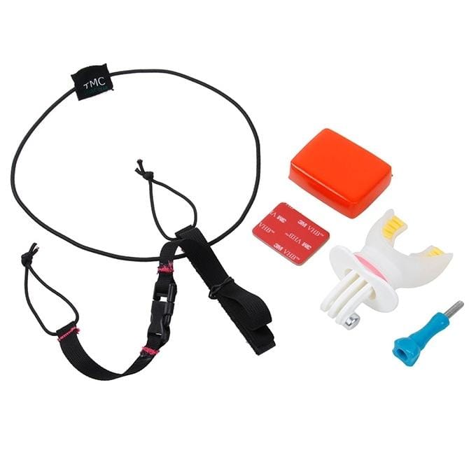 TMC HR261 Surfing Shoot Mouth Mount for GoPro NEW HERO /HERO7 /6 /5 /4 /3+ /3 /2 /1, Fit Surfing and Diving Sports (Style3)