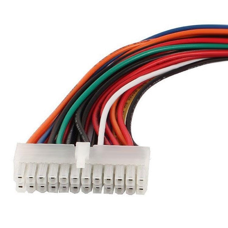 24 Pin Male to 24 Pin Female ATX Extension Cable, Length: 25cm