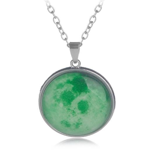 Multielement Alloy Noctilucent Starlight Gemstone Pendant Necklace (A2040)